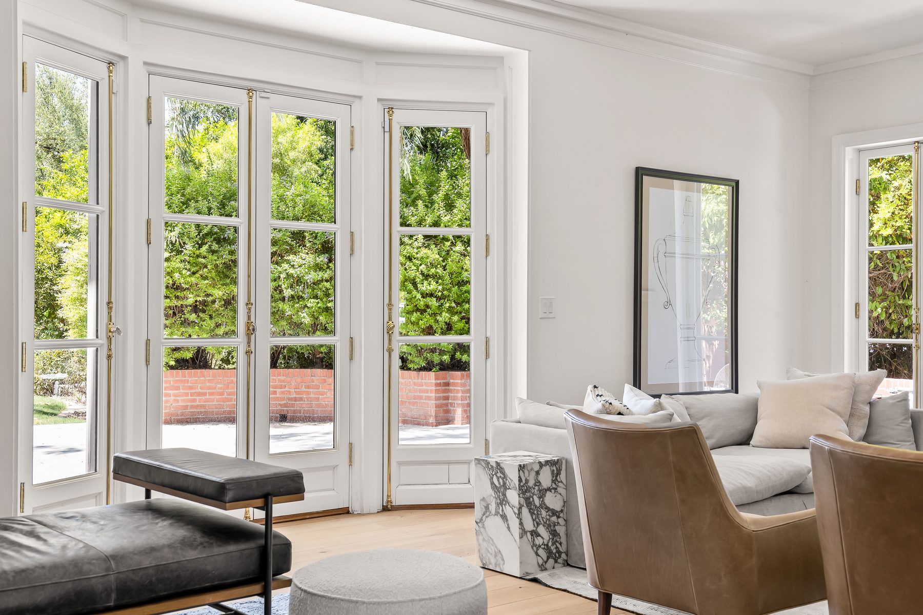 Sunlit living room